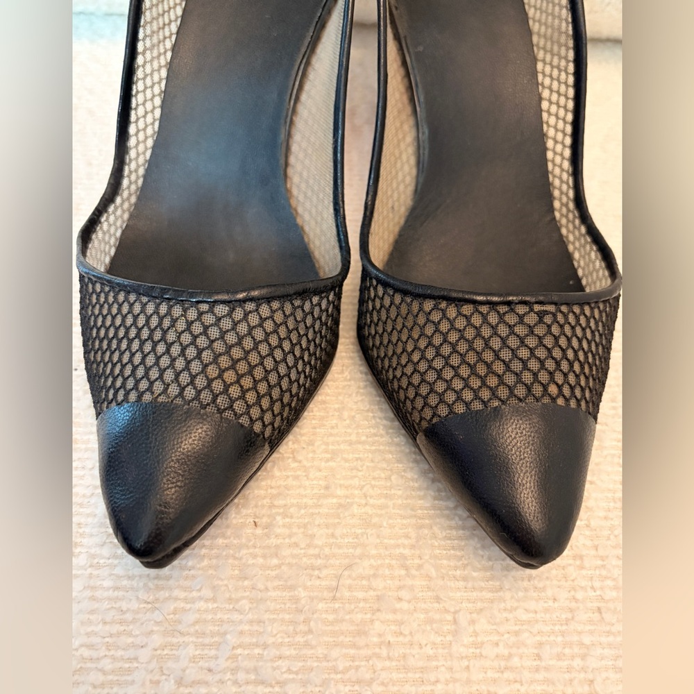 Christian Louboutin Black Mesh Heels - Picture 12 of 13